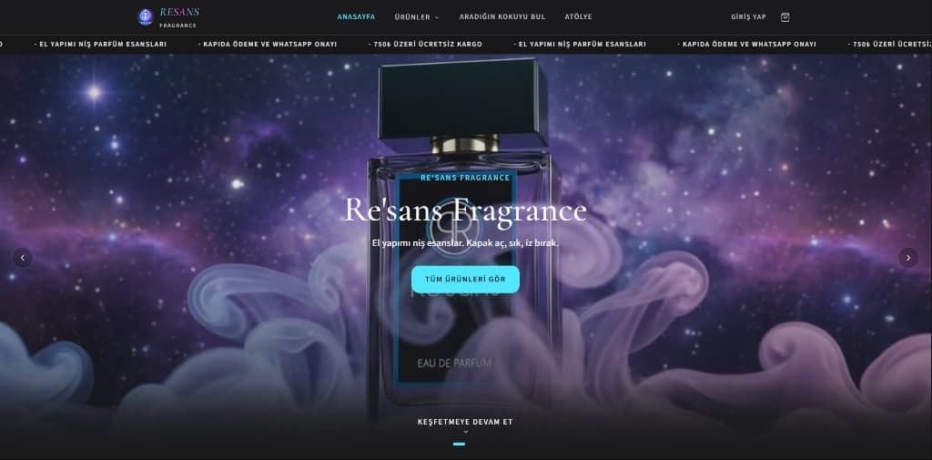 Re'sans Fragrance ekran görüntüsü